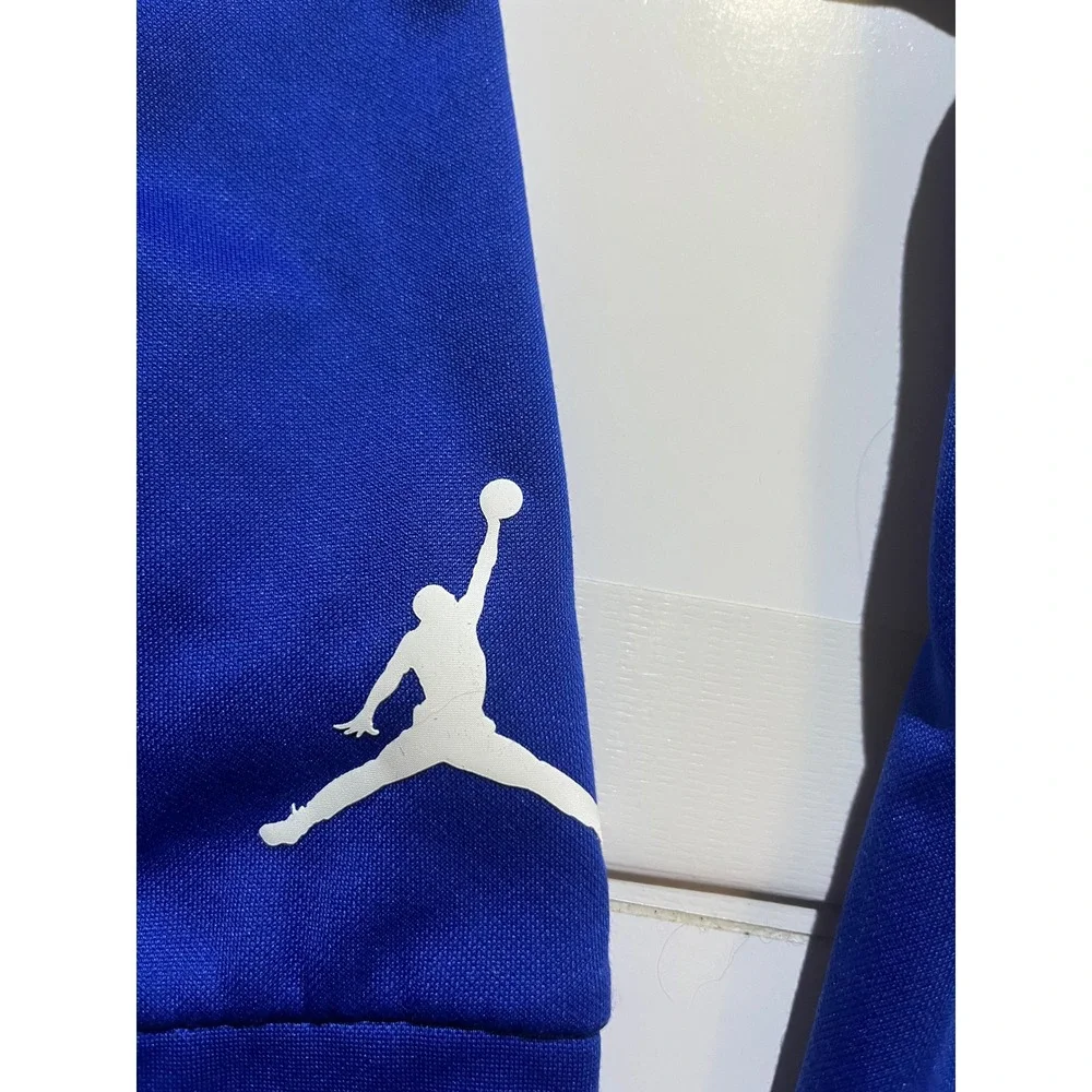 Jordan Therma-FIT Hoodie Mens Small Royal Blue‎ Jumpman Pullover Sweatshirt